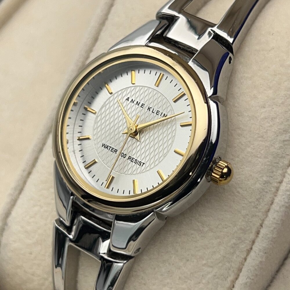 Anne Klein Two-Tone Silver & Gold Quartz Women's Watch